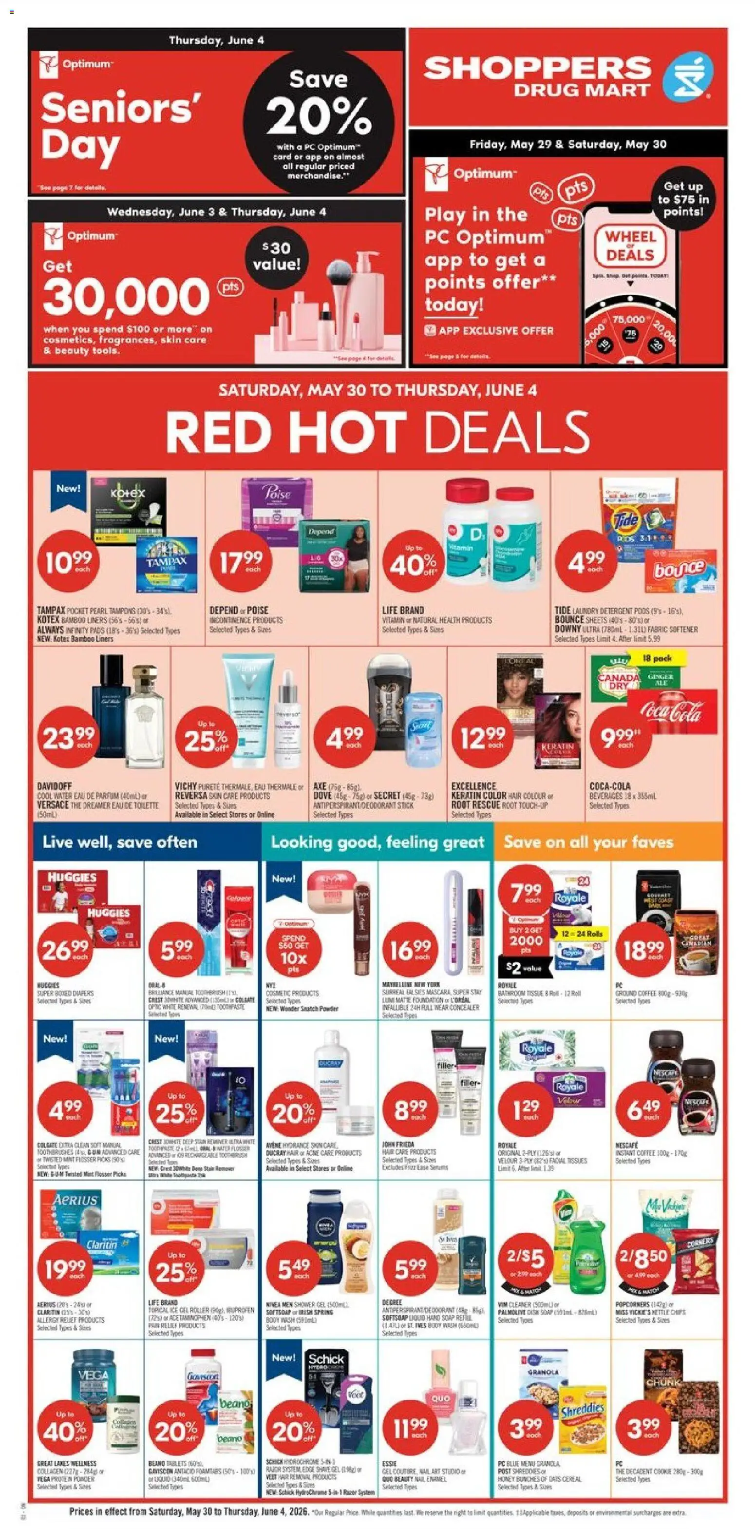 Shoppers flyer valid from 29.05.2026 | Page: 3 | Products: PC, Kettle, Soap, Shower