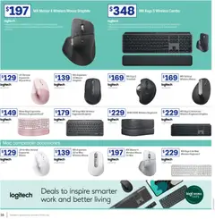 Preview of Officeworks catalogue - valid from 28.05.2026 | Page: 16 | Products: Ergonomic, Accessories, Mouse, Keyboard