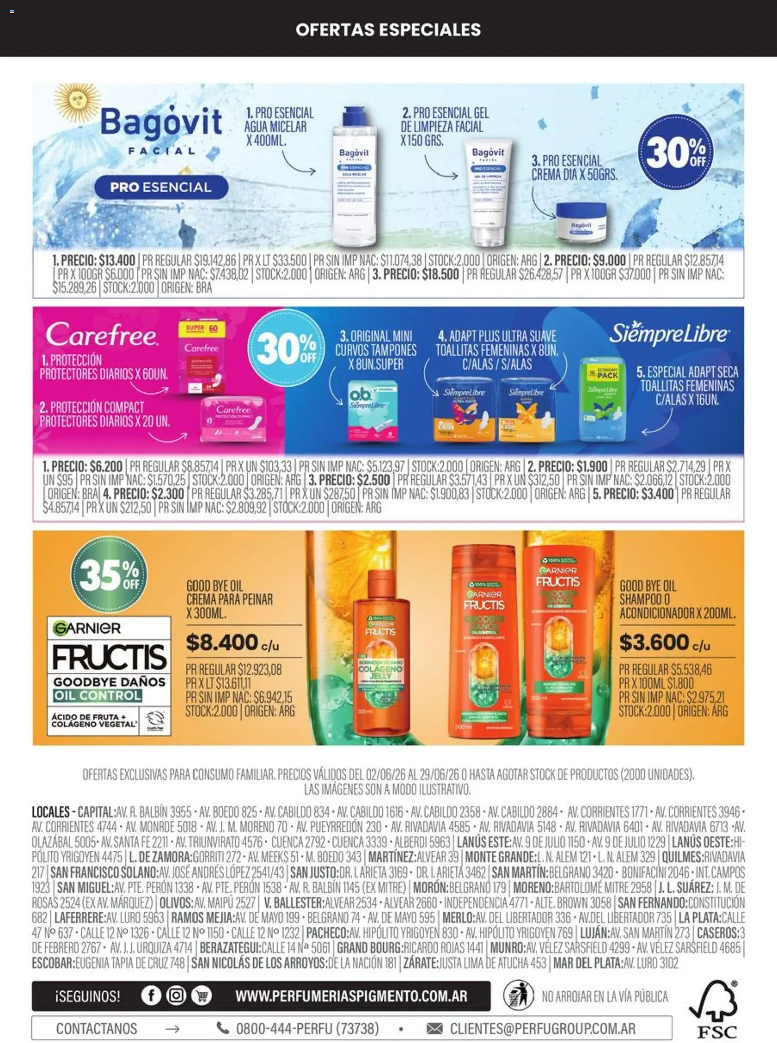 Pigmento - Golazo de ofertas │ válido desde el 02.06.2026 | Página: 16 | Productos: Tampones, Lima, Protectores diarios, Toallitas femeninas