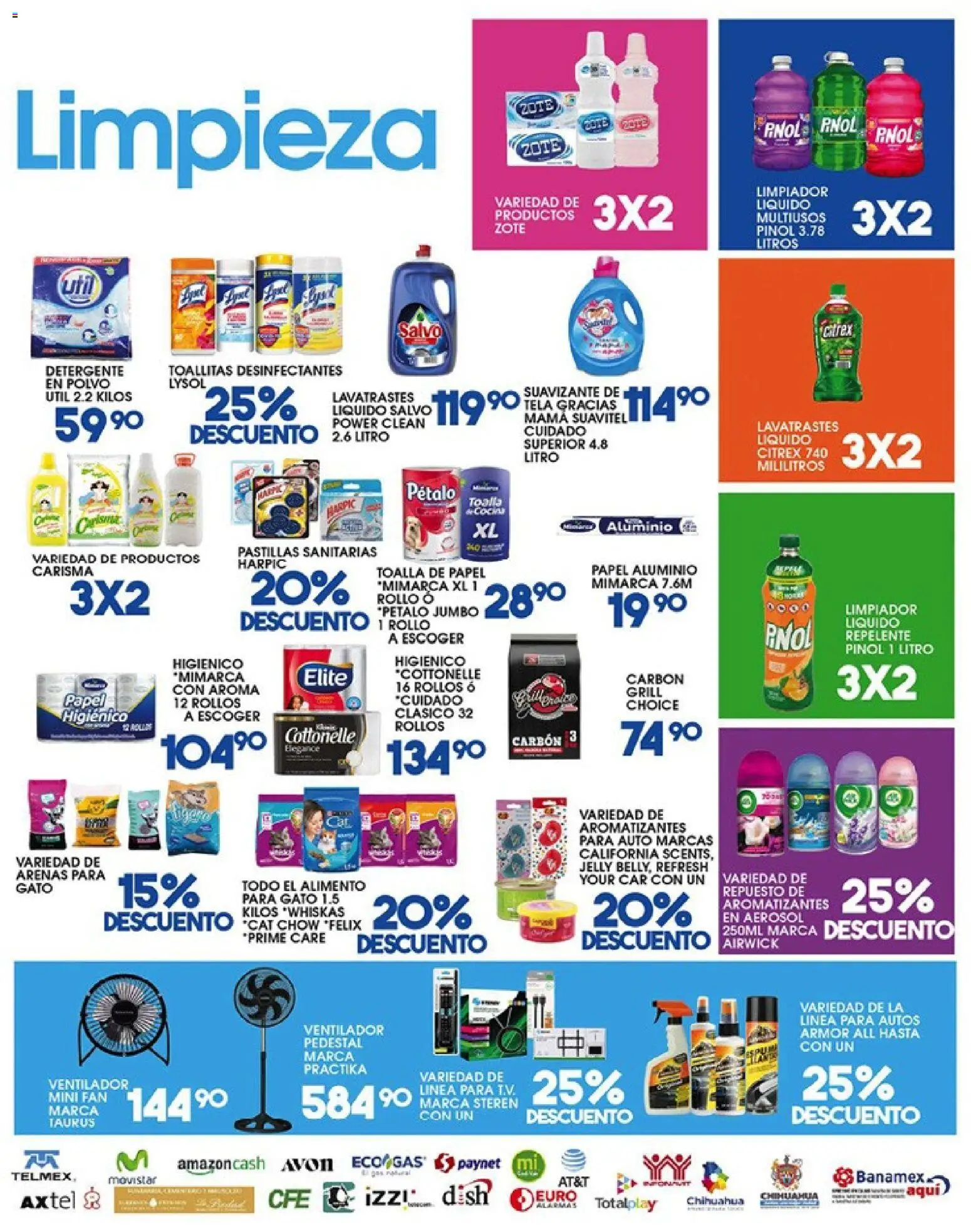 Nuevas ofertas de Alsuper válidas en toda la República Mexicana desde el 12.06.2026. ¡Encuentra las mejores ofertas en Alsuper folleto Chihuahua-Ciudad! | Página: 5 | Productos: Detergente, Limpiador, Toalla, Repelente