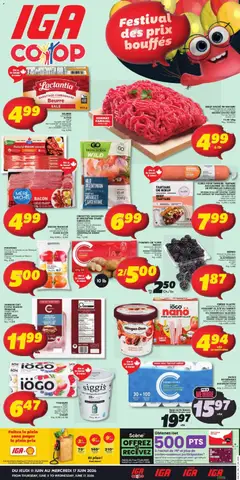 Preview of IGA weekly flyer / circulaire from shop IGA valid from 11.06.2026