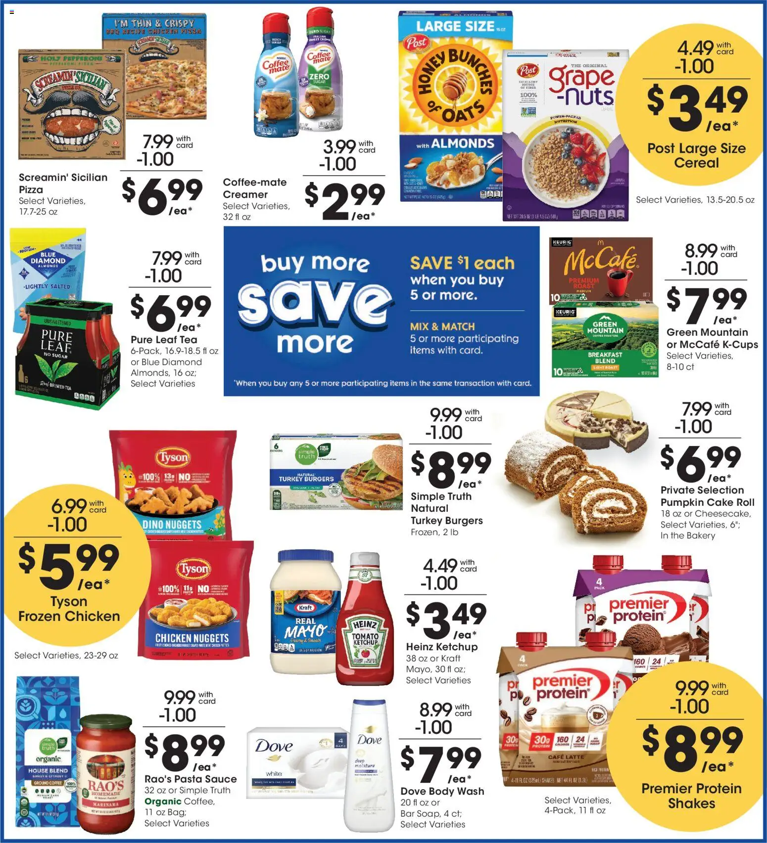 Dillons Weekly Ad - valid from 09/16/2026 | Page: 5 | Products: Turkey, Coffee, Ketchup, Sugar