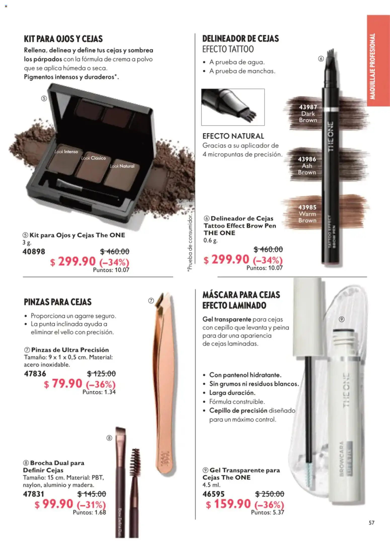 Nuevas ofertas de Oriflame válidas en toda la República Mexicana desde el 01/08/2026. ¡Encuentra las mejores ofertas en Oriflame campaña 11 2026! | Página: 57 | Productos: Crema, Cepillo, Máscara, Maquillaje