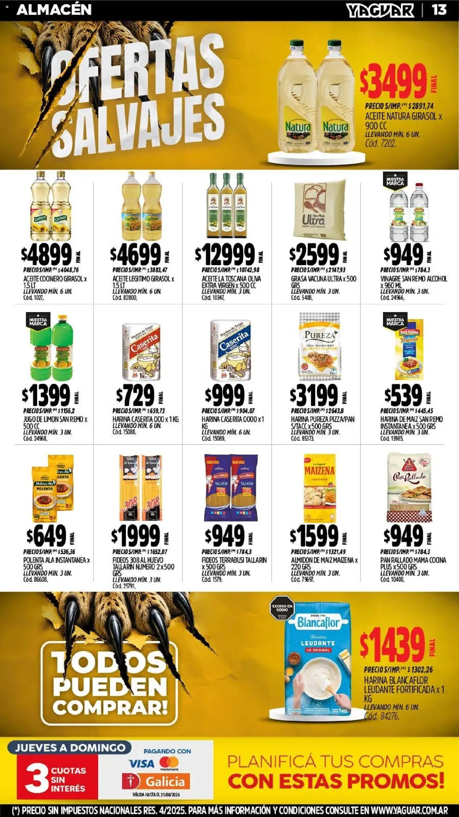 Yaguar - Oferta Semanal Parque Chacabuco │ válido desde el 10/08/2026 | Página: 14