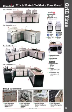 Preview of Menards weekly ads valid from 02/04/2026 | Page: 73 | Products: Gas grill, Doors, Griddle, Stove