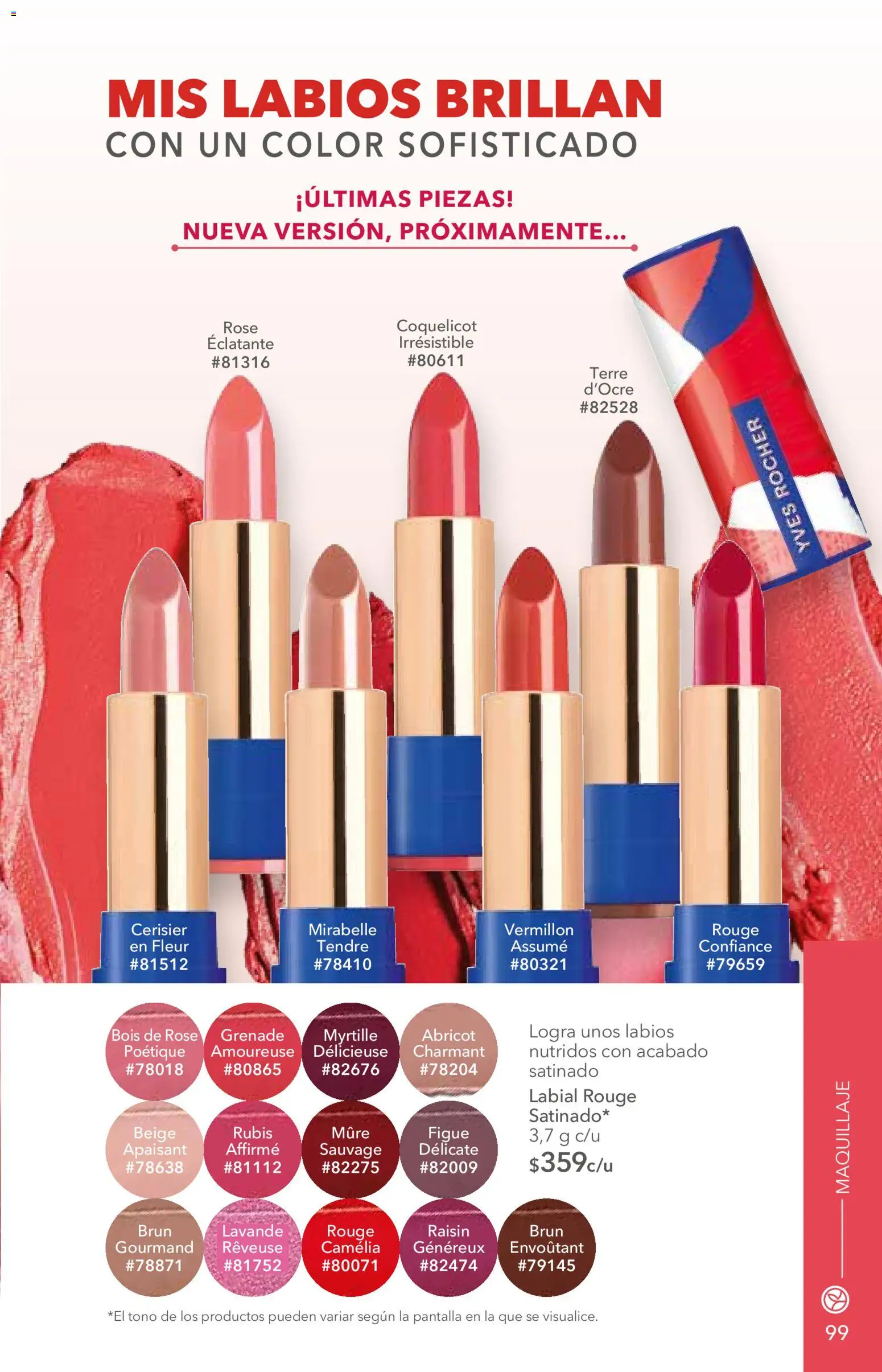 Nuevas ofertas de Yves Rocher válidas en toda la República Mexicana desde el 25/08/2026. ¡Encuentra las mejores ofertas en Yves Rocher campaña 12 2026! | Página: 101 | Productos: Maquillaje