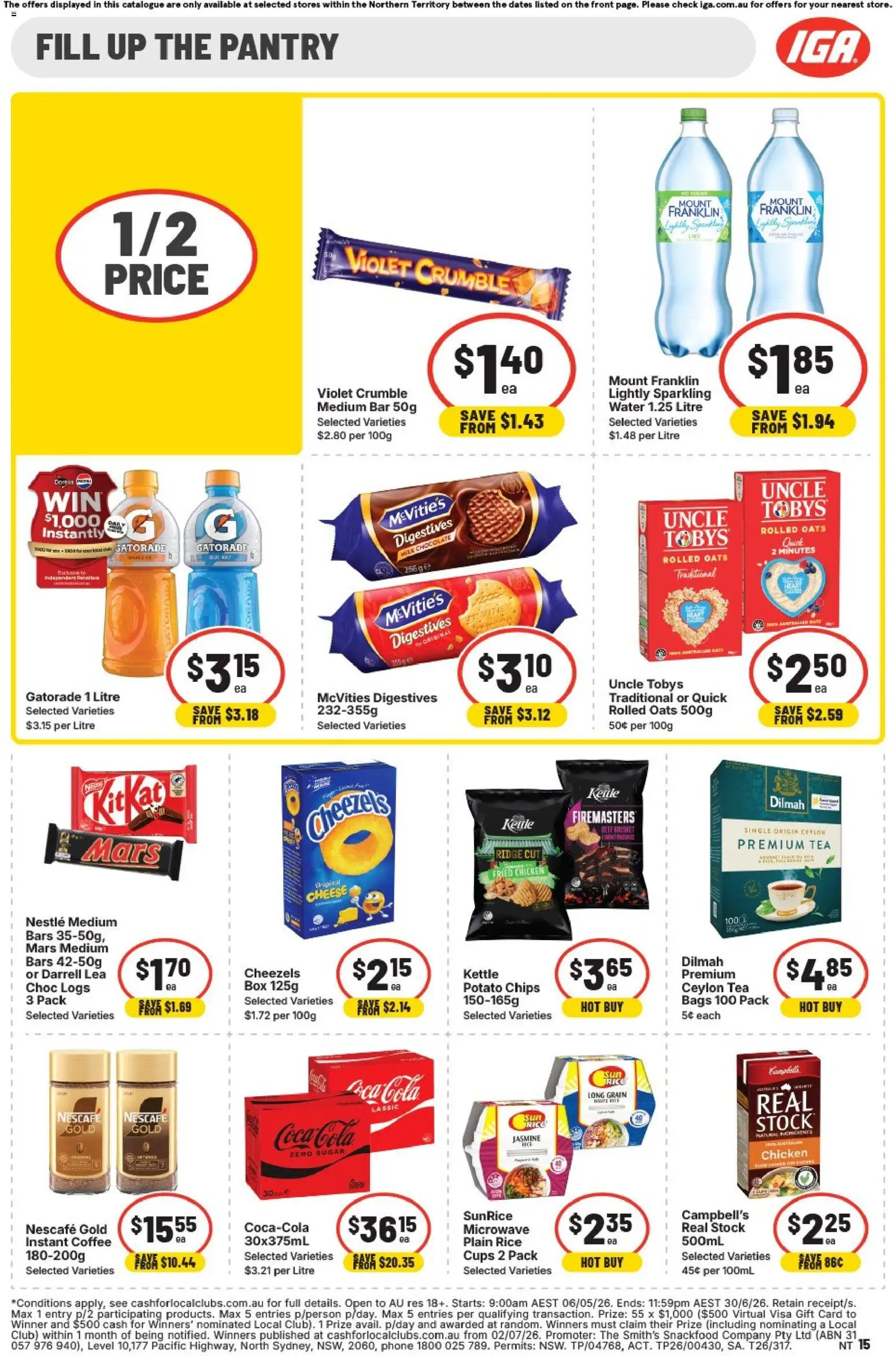 IGA catalogue - valid from 20.05.2026 | Page: 12 | Products: Box, Tea, Water, Phone