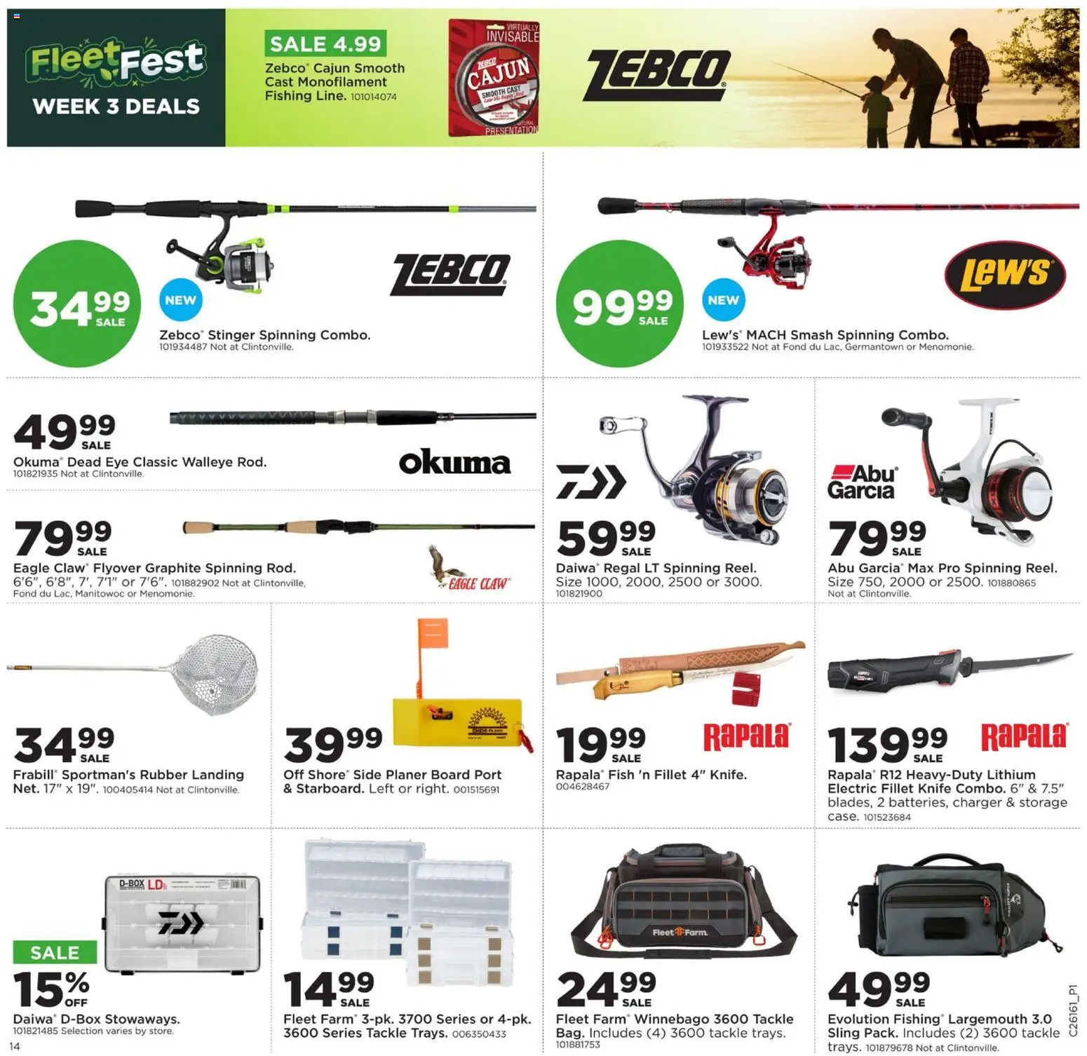 Mills Fleet Farm Weekly Ad - valid from 13.04.2026 | Page: 24 | Products: Fish, Charger