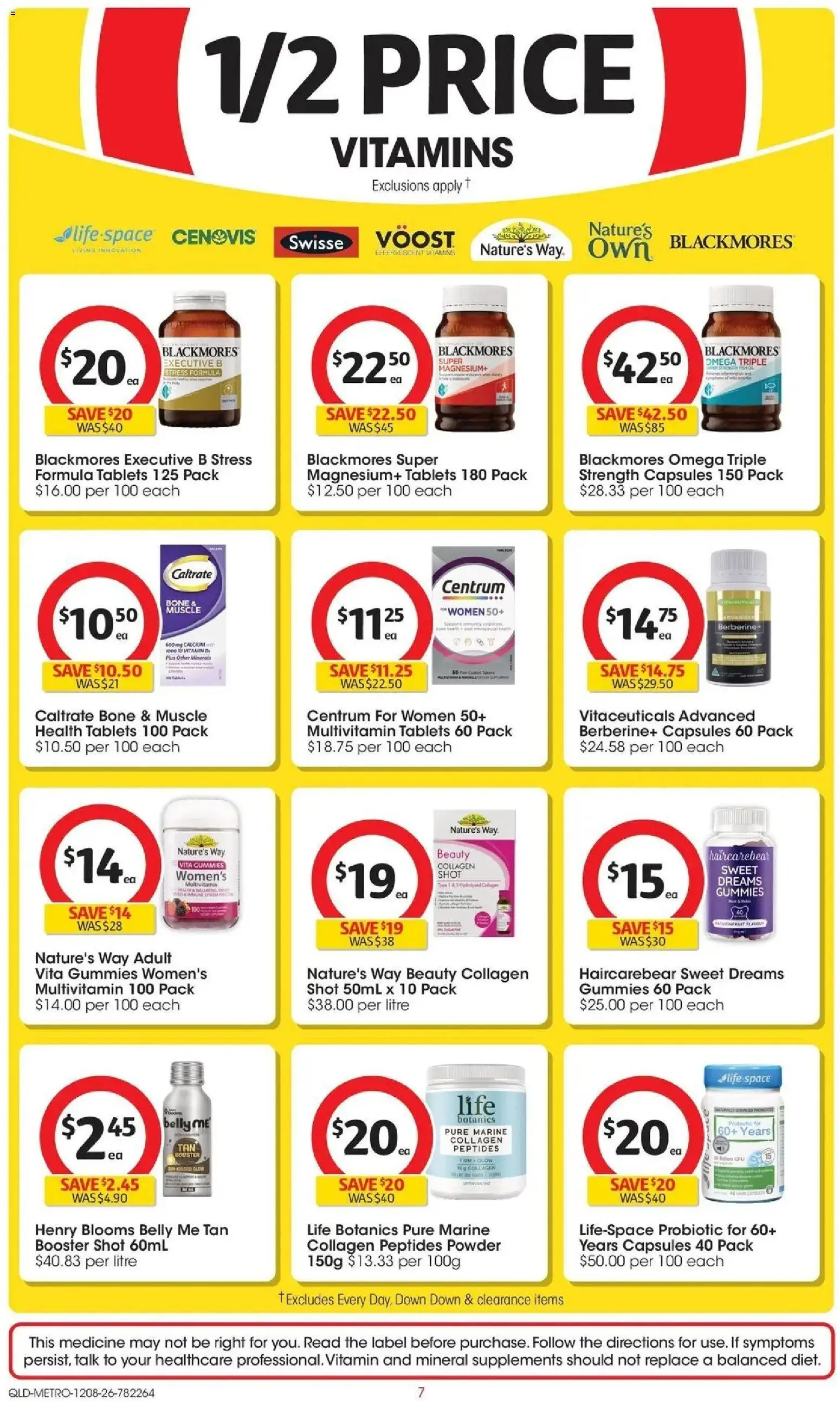 ﻿Coles catalogue valid from 12/08/2026 > Online Australia | Page: 7 | Products: Passionfruit, Collagen, Multivitamin, Vitamin