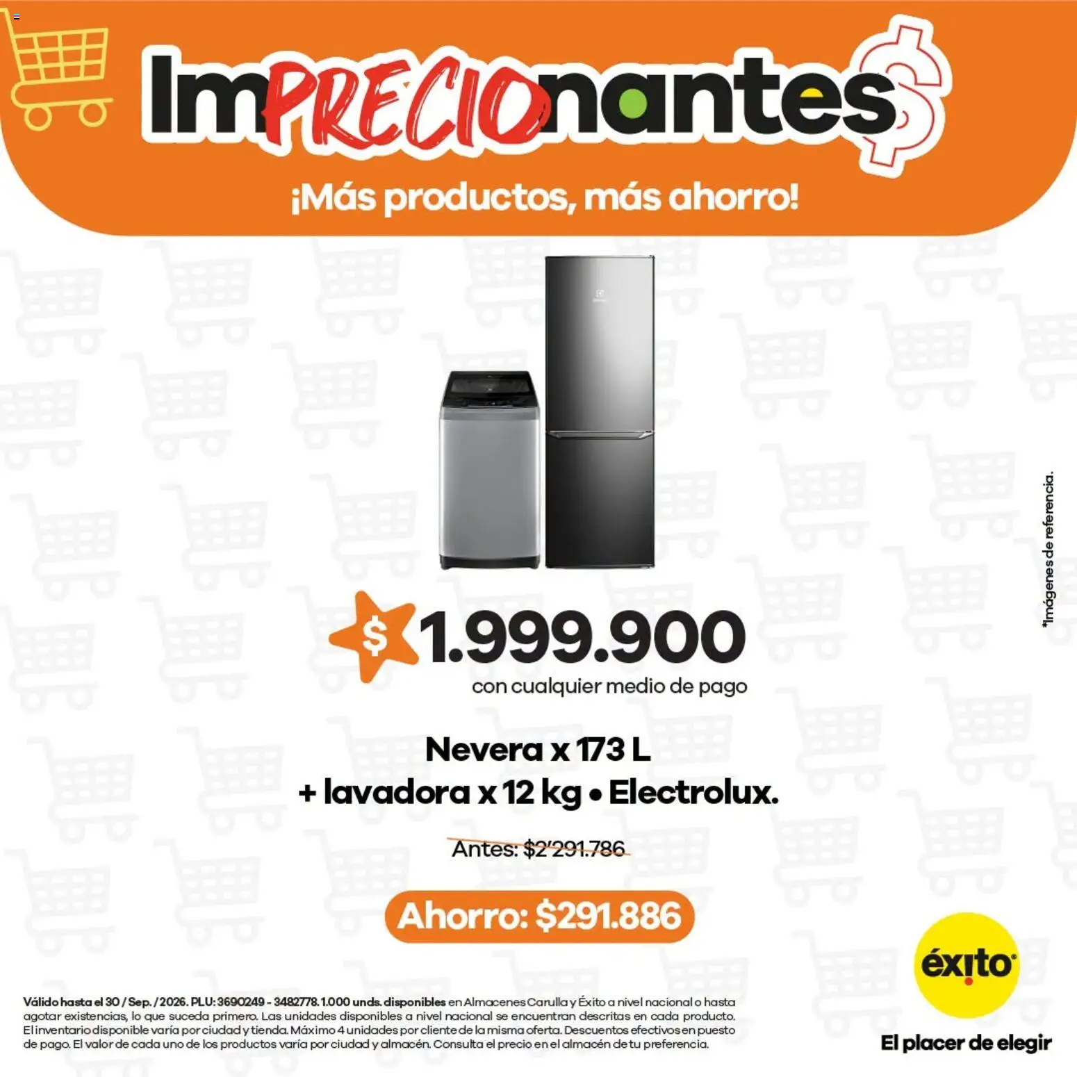 Éxito revista - valida desde el 16/08/2026 | Página: 5 | Productos: Lavadora, Nevera