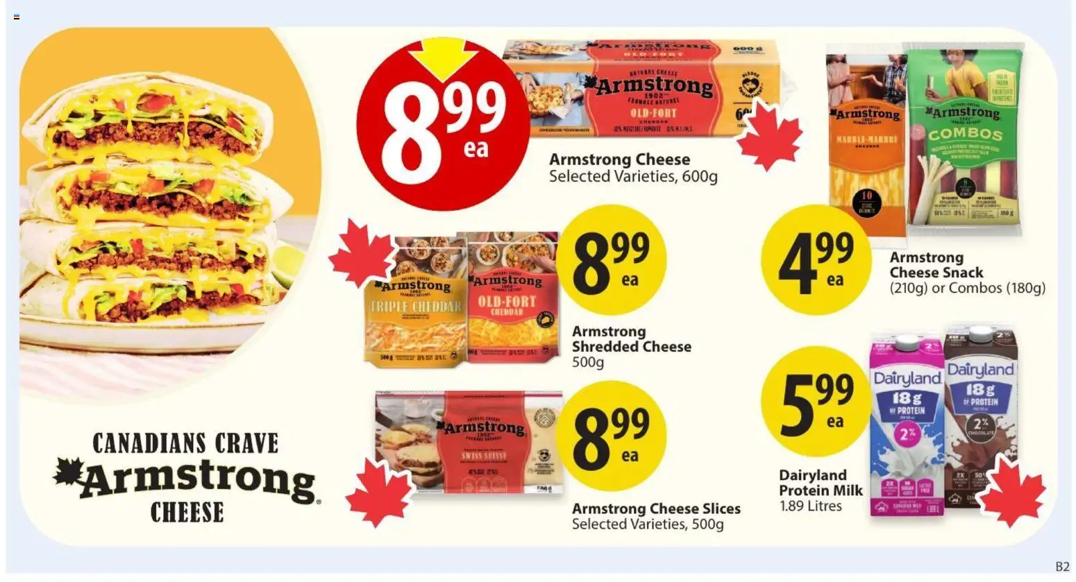 Save on foods flyer valid from Sep 17, 2026 | Page: 22 | Products: Cheddar, Milk, Chocolate, Protein