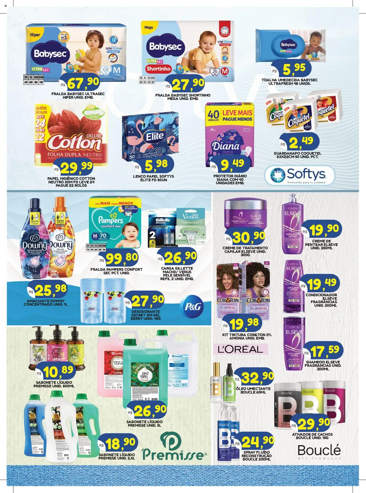Bramil Supermercados Folheto - válido de 03/07/2026 | Página: 12 | Produtos: Condicionador, Desodorante, Sabonete, Amaciante