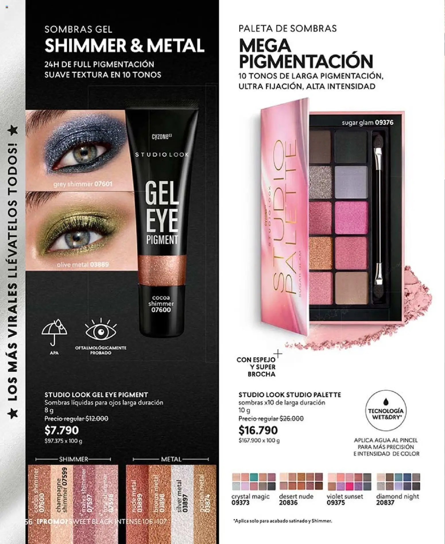 Catálogo CyZone Campaña 12 │ válido desde el 06.07.2026 | Página: 60 | Productos: Agua, Espejo, Pincel