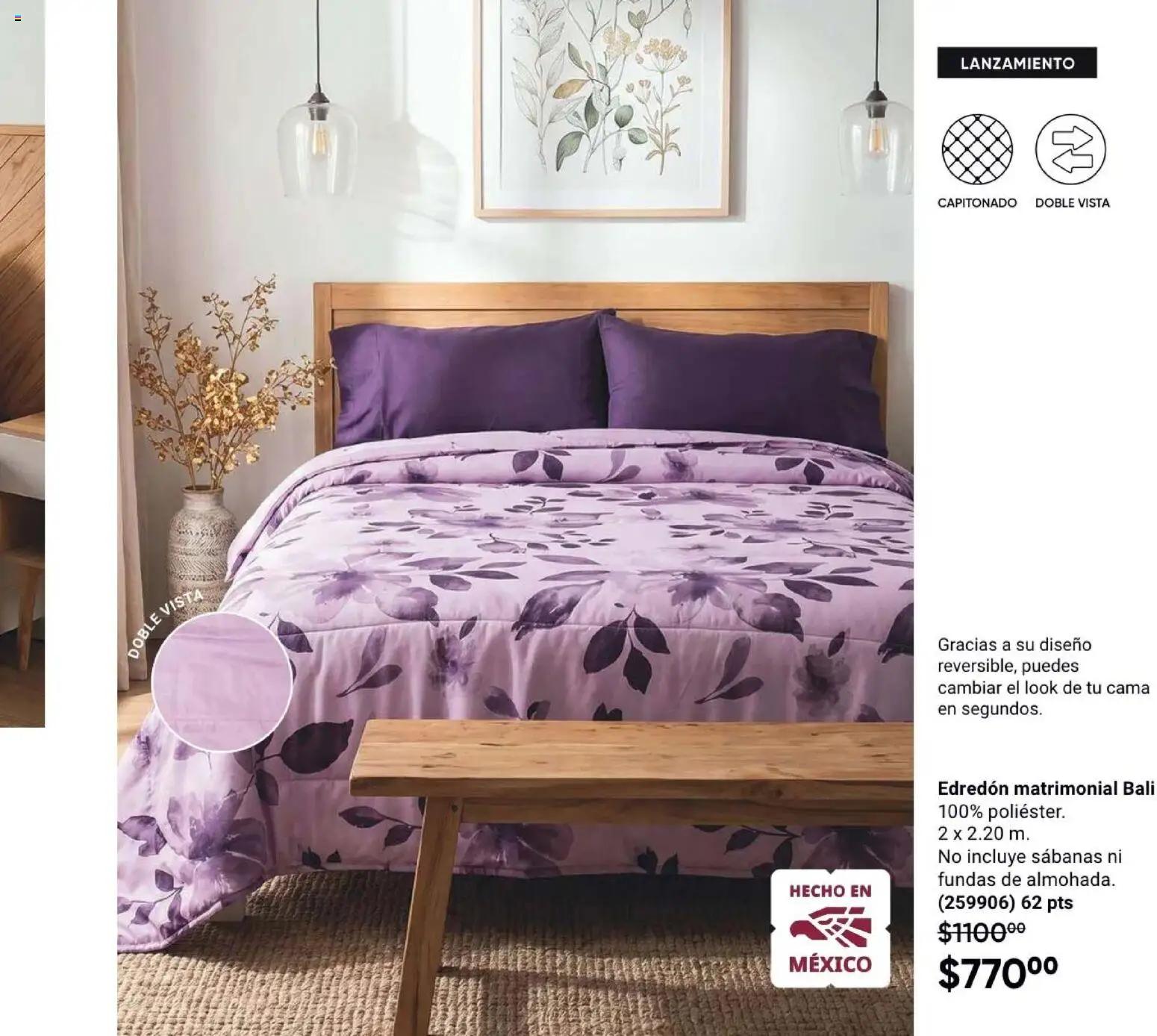 Nuevas ofertas de AVON válidas en toda la República Mexicana desde el 21/08/2026. ¡Encuentra las mejores ofertas en AVON Casa & Estilo 13 2026! | Página: 83 | Productos: Cama, Sabanas