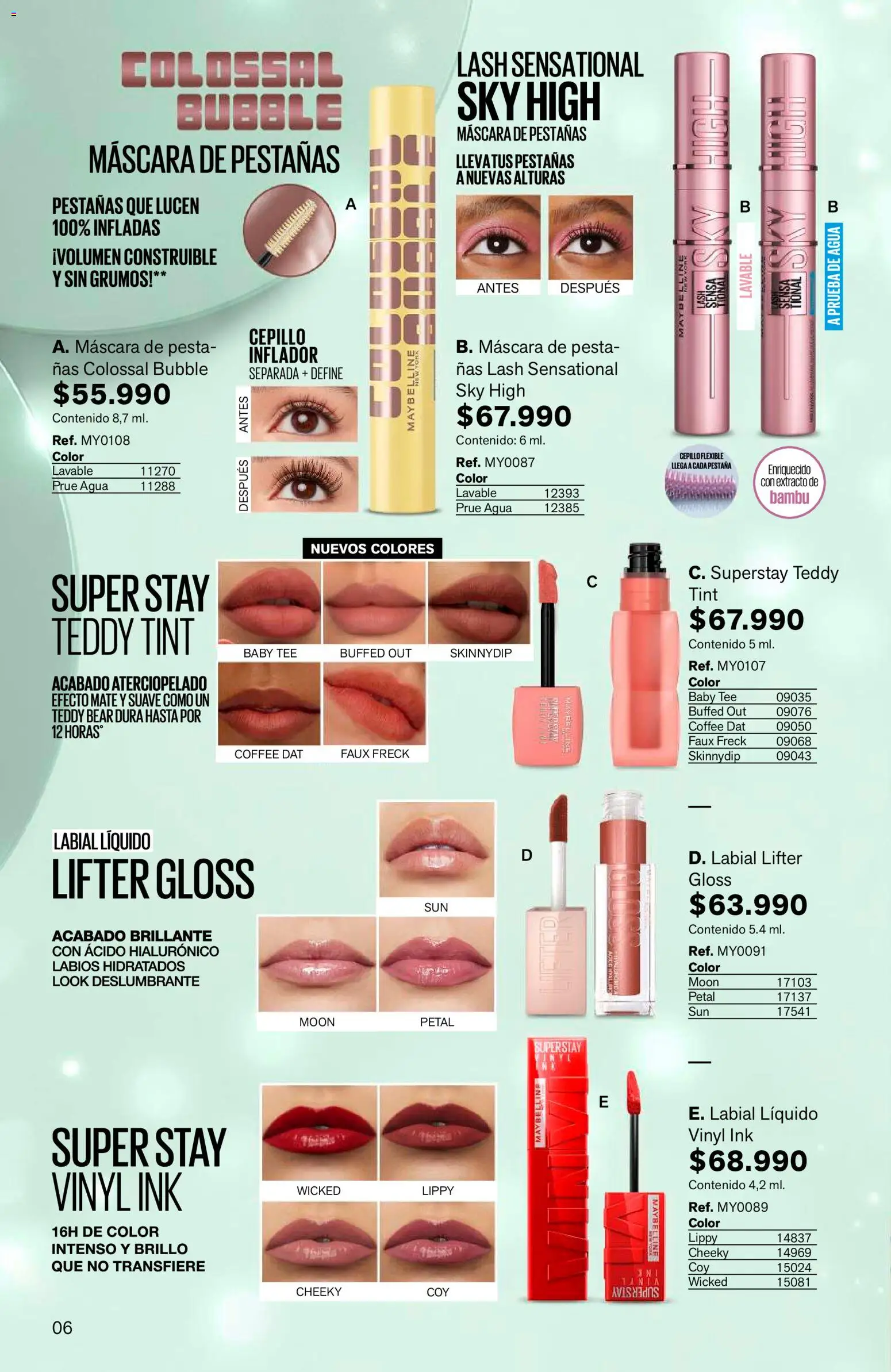 Leonisa revista - valida desde el 15/07/2026 | Página: 6 | Productos: Inflador, Brillo, Cepillo, Máscara