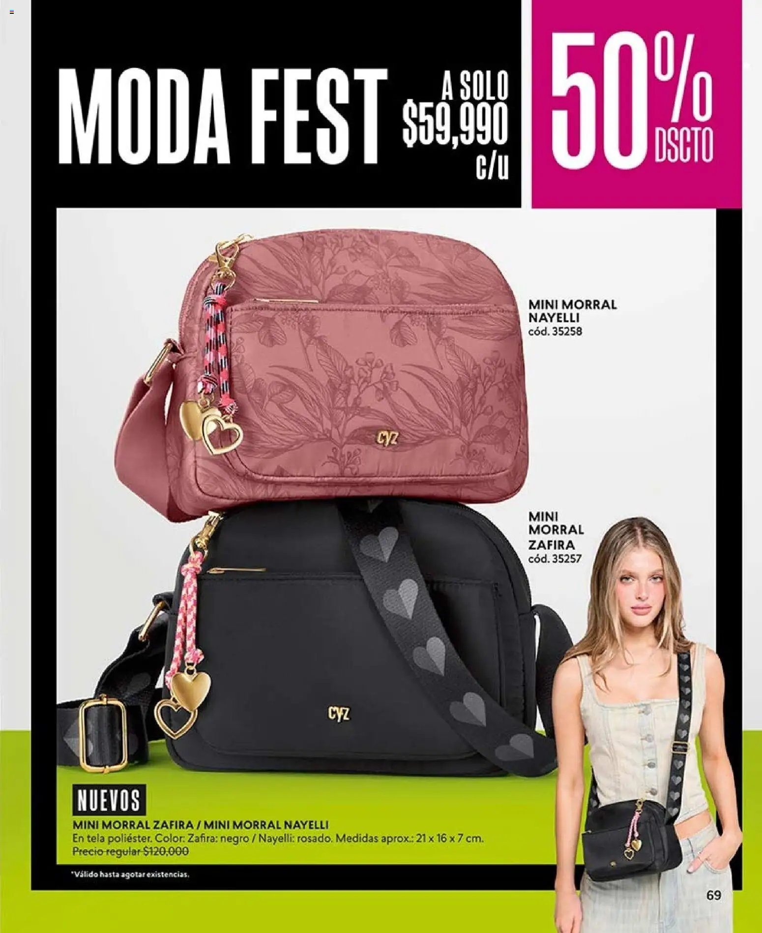 CyZone revista - valida desde el 07/09/2026 | Página: 69 | Productos: Morral