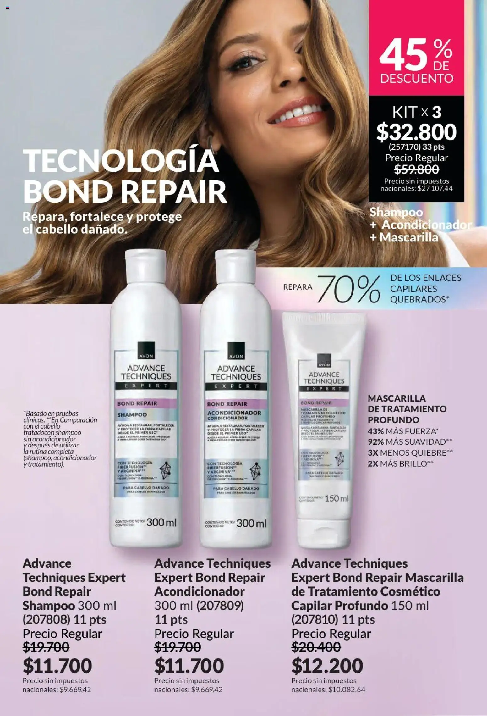 Avon -  Campaña 6/2026 │ válido desde el 01.06.2026 | Página: 185 | Productos: Mascarilla, Shampoo, Acondicionador, Brillo