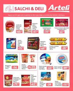 Vista previa de Arteli folleto Quincenal, nuevo folleto de la tienda, válido en México a partir del 24/08/2026 | Página: 6 | Productos: Papa, Jamón, Hamburguesa, Carne