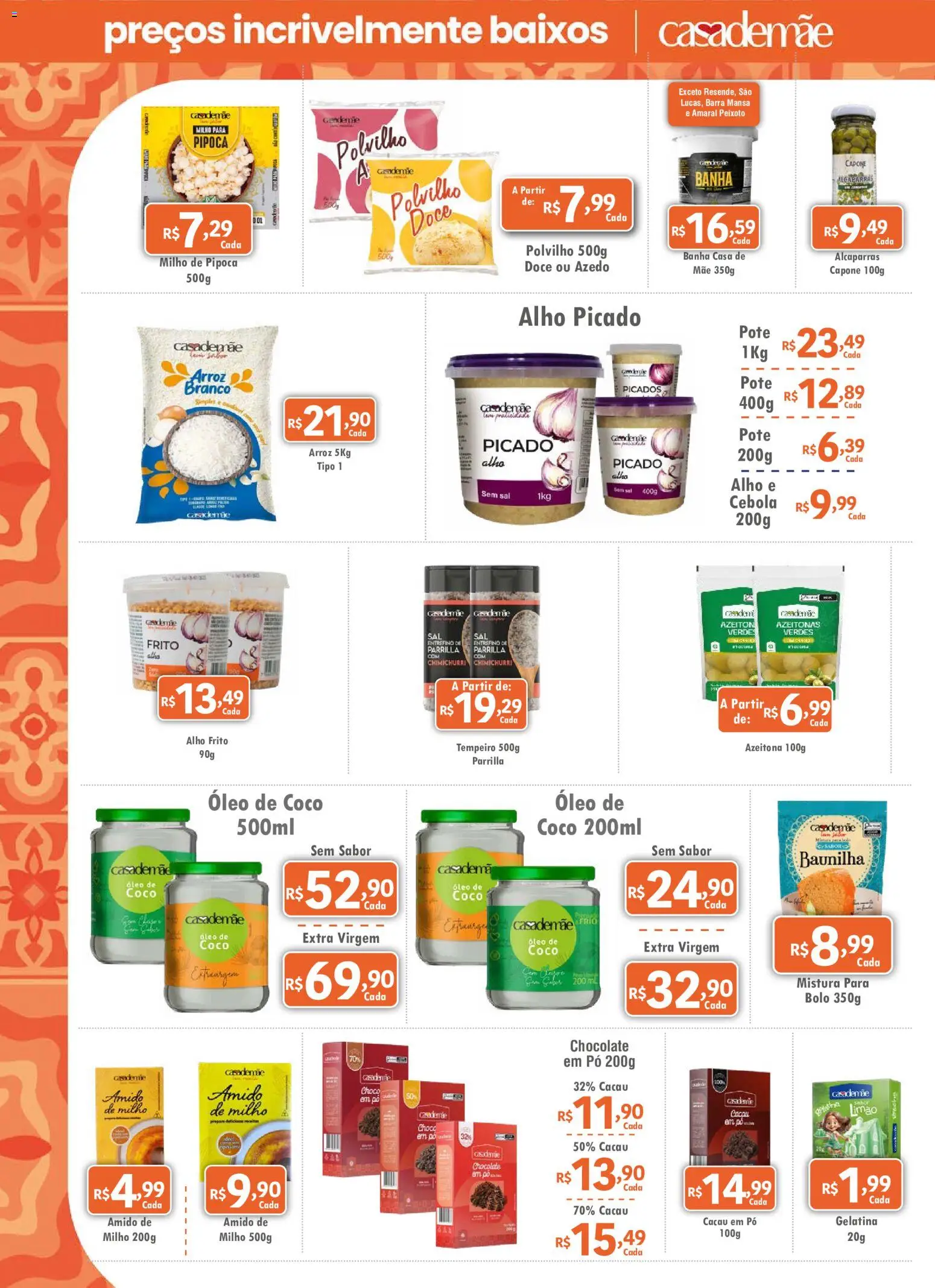 Royal Supermercados Folheto - válido de 08/09/2026 | Página: 4 | Produtos: Alho, Cebola, Sal, Milho