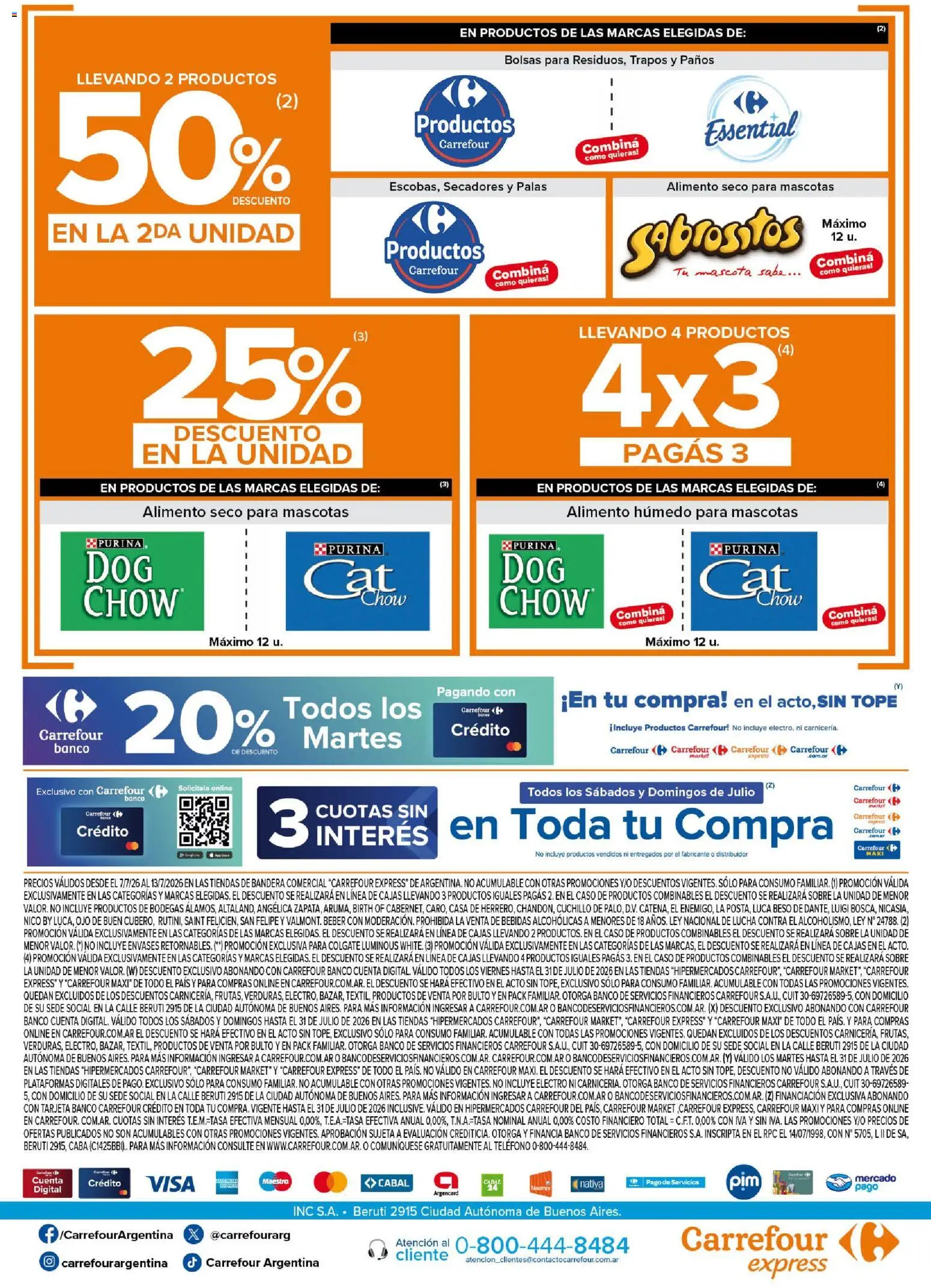 Carrefour - Carrefour Express │ válido desde el 07/07/2026 | Página: 6 | Productos: Teléfono, Cuchillo, Sobre