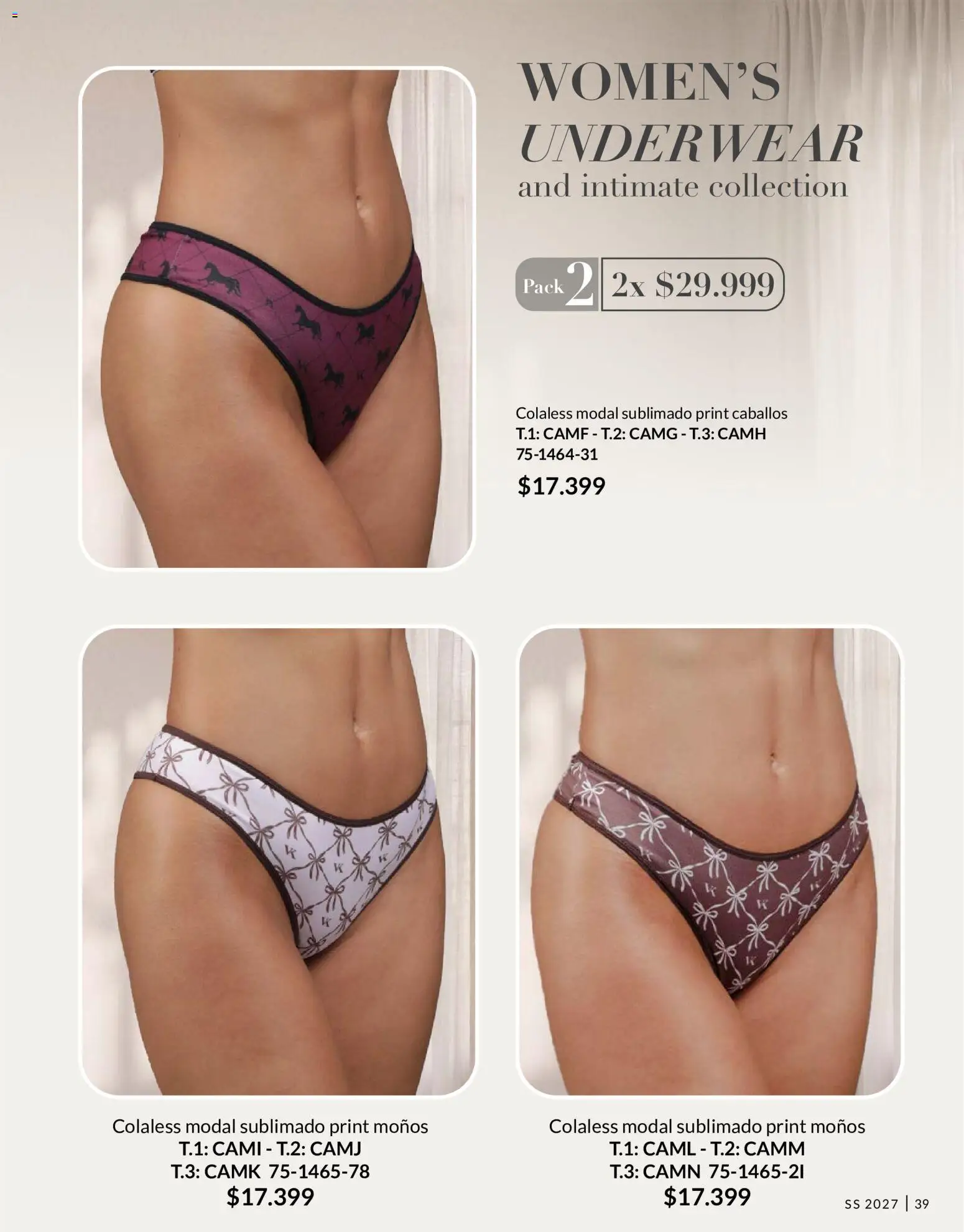 Vitnik - Underwear & Complements │ válido desde el 01/09/2026 | Página: 39