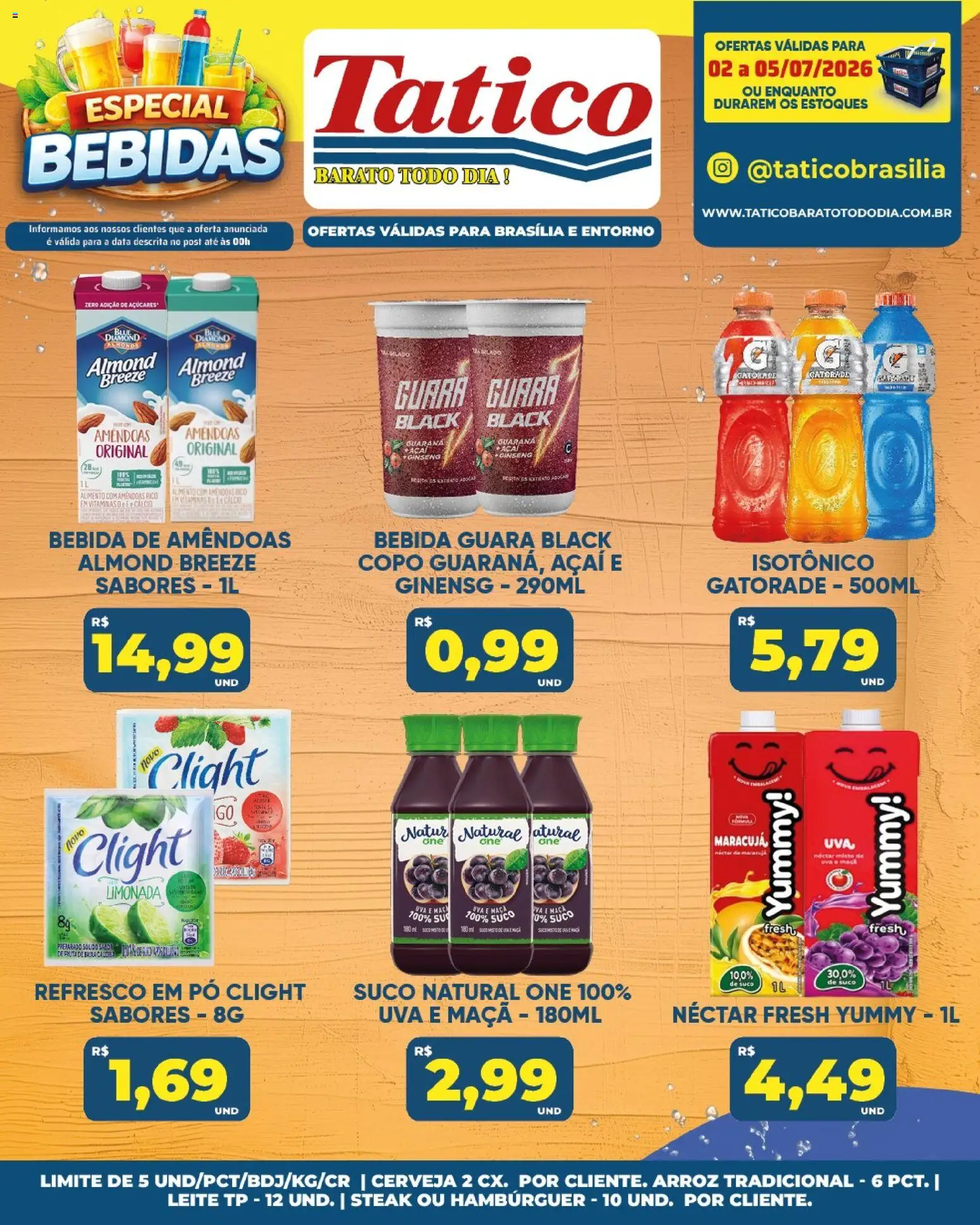Tatico Folheto - válido de 03/07/2026 | Página: 51 | Produtos: Pó, Refresco, Guaraná, Amêndoas