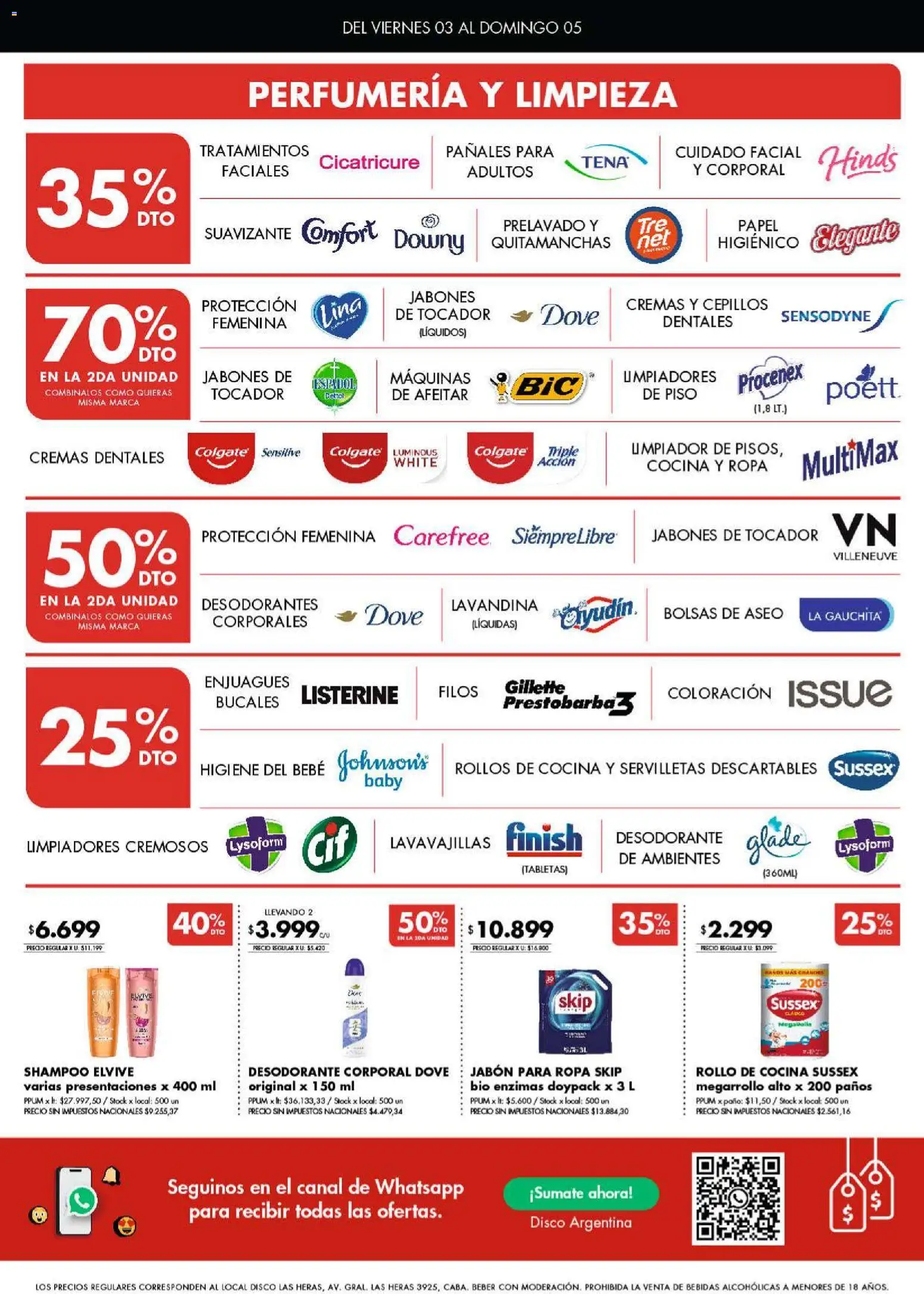 Disco ofertas │ válido desde el 03/07/2026 | Página: 6 | Productos: Lavavajillas, Jabón, Limpiador, Pañales