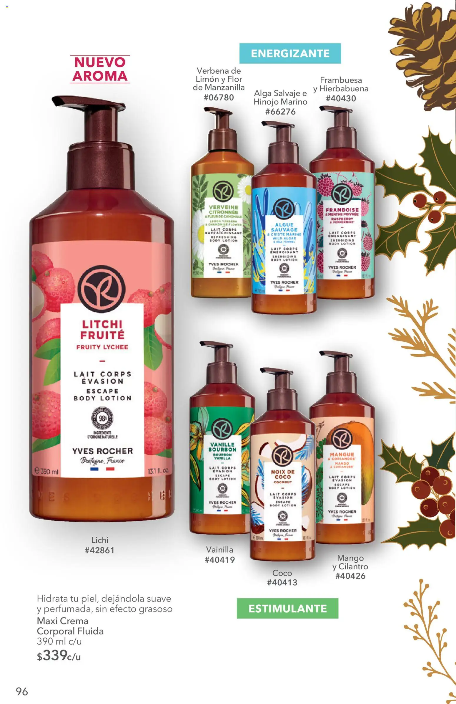 Nuevas ofertas de Yves Rocher válidas en toda la República Mexicana desde el 27/10/2026. ¡Encuentra las mejores ofertas en Yves Rocher campaña 15 2026! | Página: 98