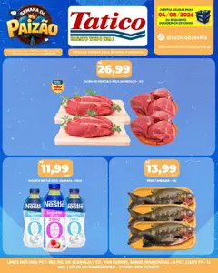 Tatico ofertas do Dia - Pré-Visualização do folheto da loja Tatico, válido de 05/08/2026 | Página: 33 | Produtos: Acém, Leite, Arroz, Hambúrguer