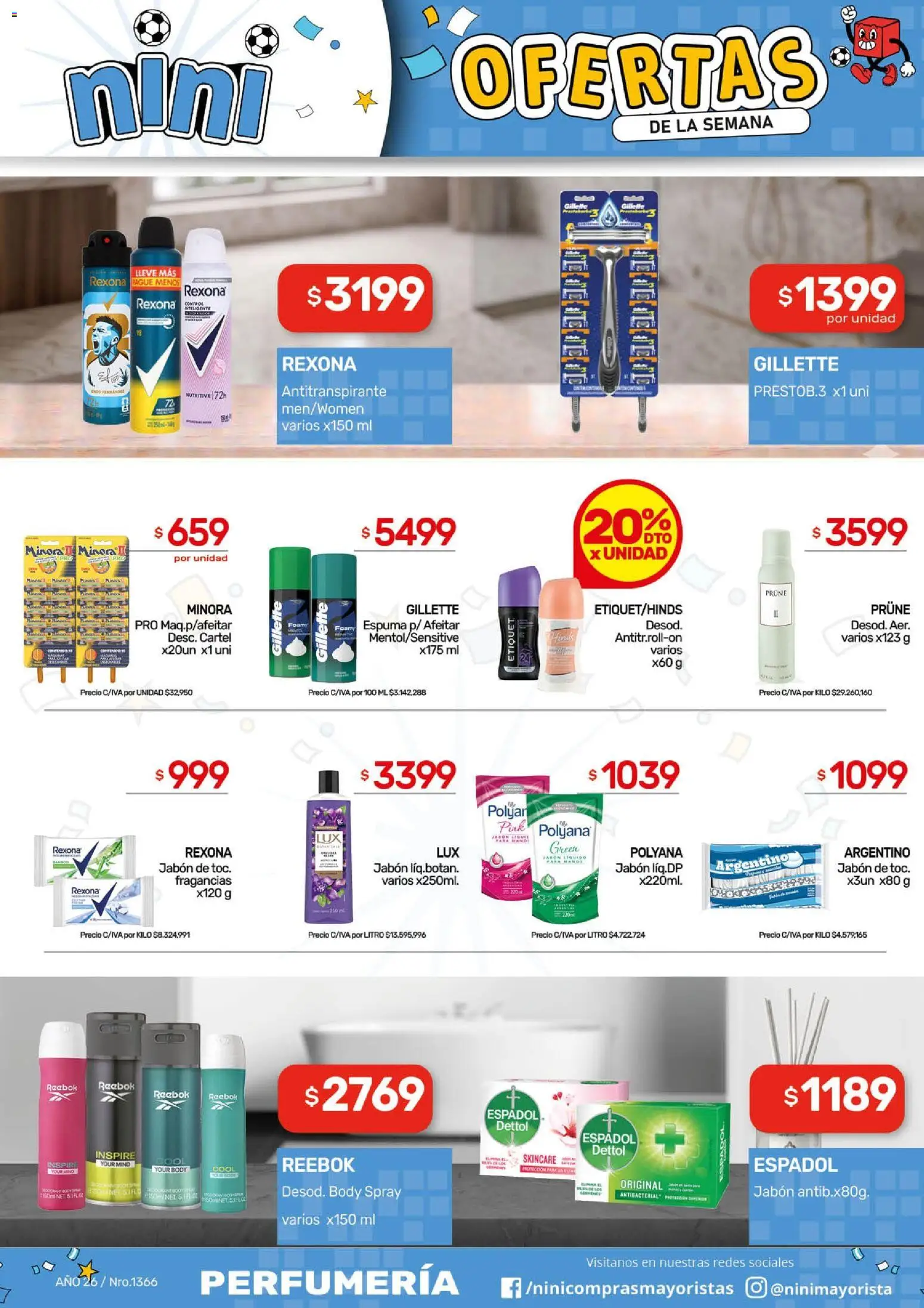 NINI Mayorista ofertas │ válido desde el 29/06/2026 | Página: 4 | Productos: Body, Jabón, Antitranspirante, Espuma