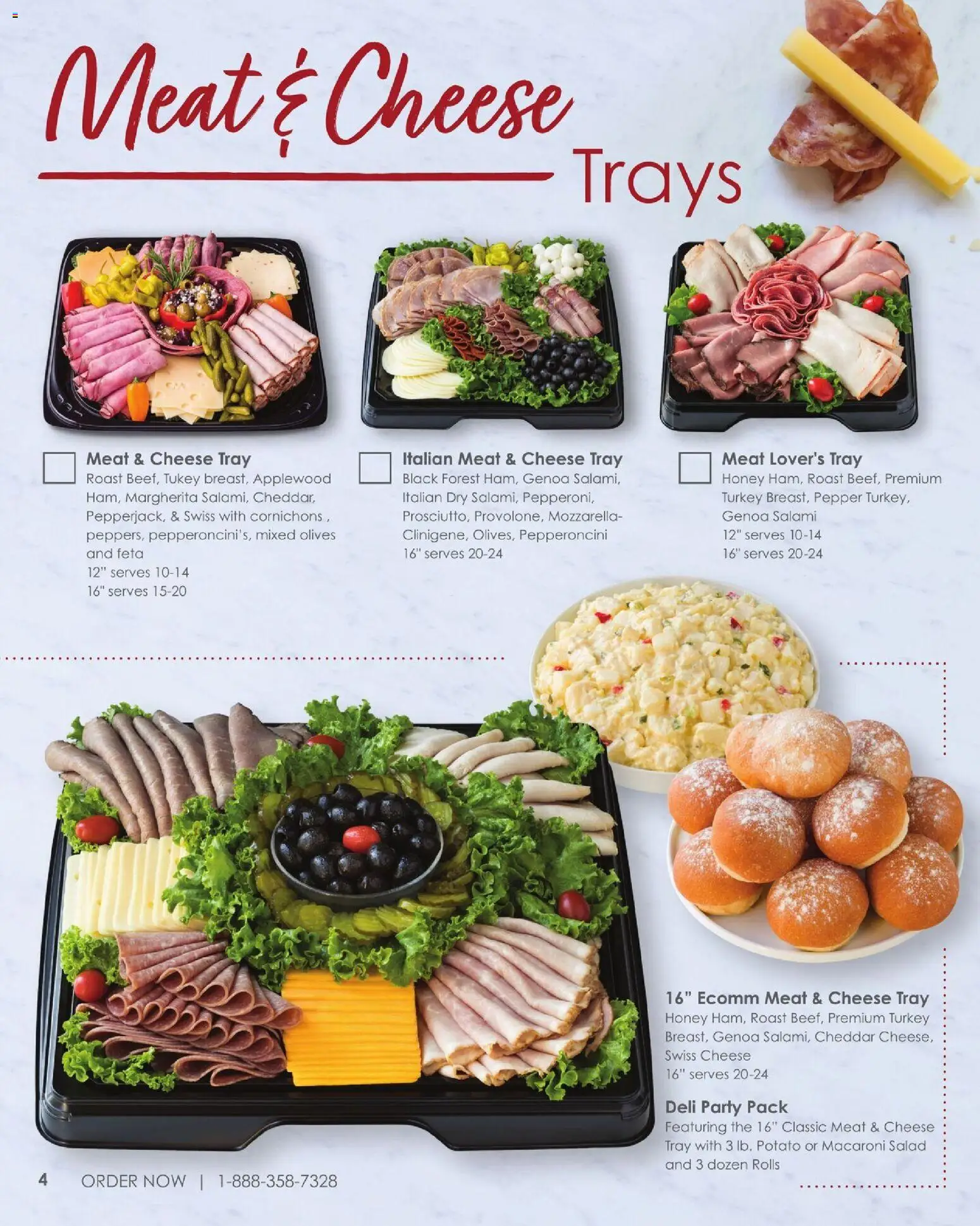 Albertsons Entertaining Guide - valid from 11/19/2025 | Page: 6 | Products: Meat, Cheese, Salad, Mozzarella