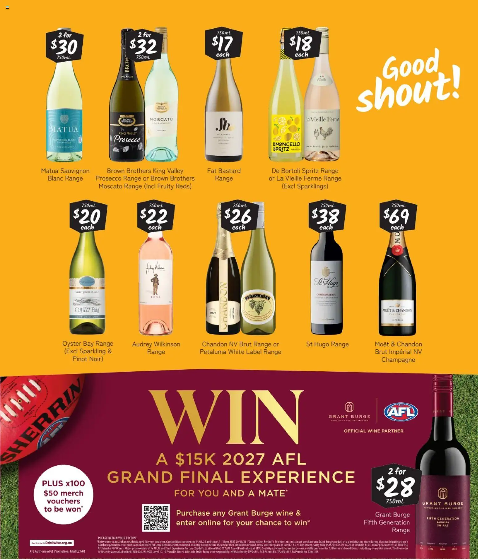 Cellarbrations catalogue - valid from 21/09/2026 | Page: 7 | Products: Champagne, Wine, Prosecco, Moët