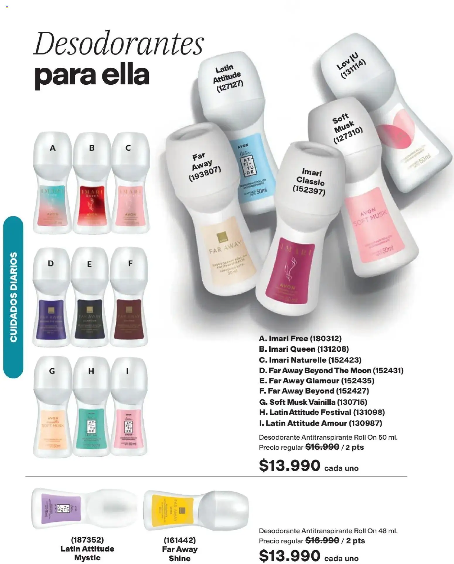 Avon revista - valida desde el 01.09.2026 | Página: 167 | Productos: Desodorante, Antitranspirante