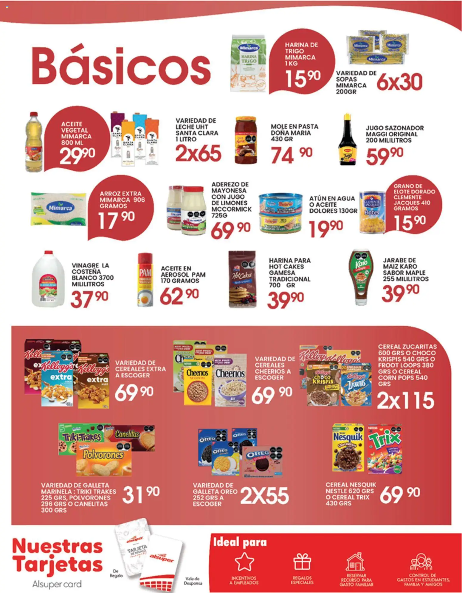 Nuevas ofertas de Alsuper válidas en toda la República Mexicana desde el 12.05.2026. ¡Encuentra las mejores ofertas en Alsuper folleto Zacatecas! | Página: 6 | Productos: Mayonesa, Leche, Cereales, Galletas