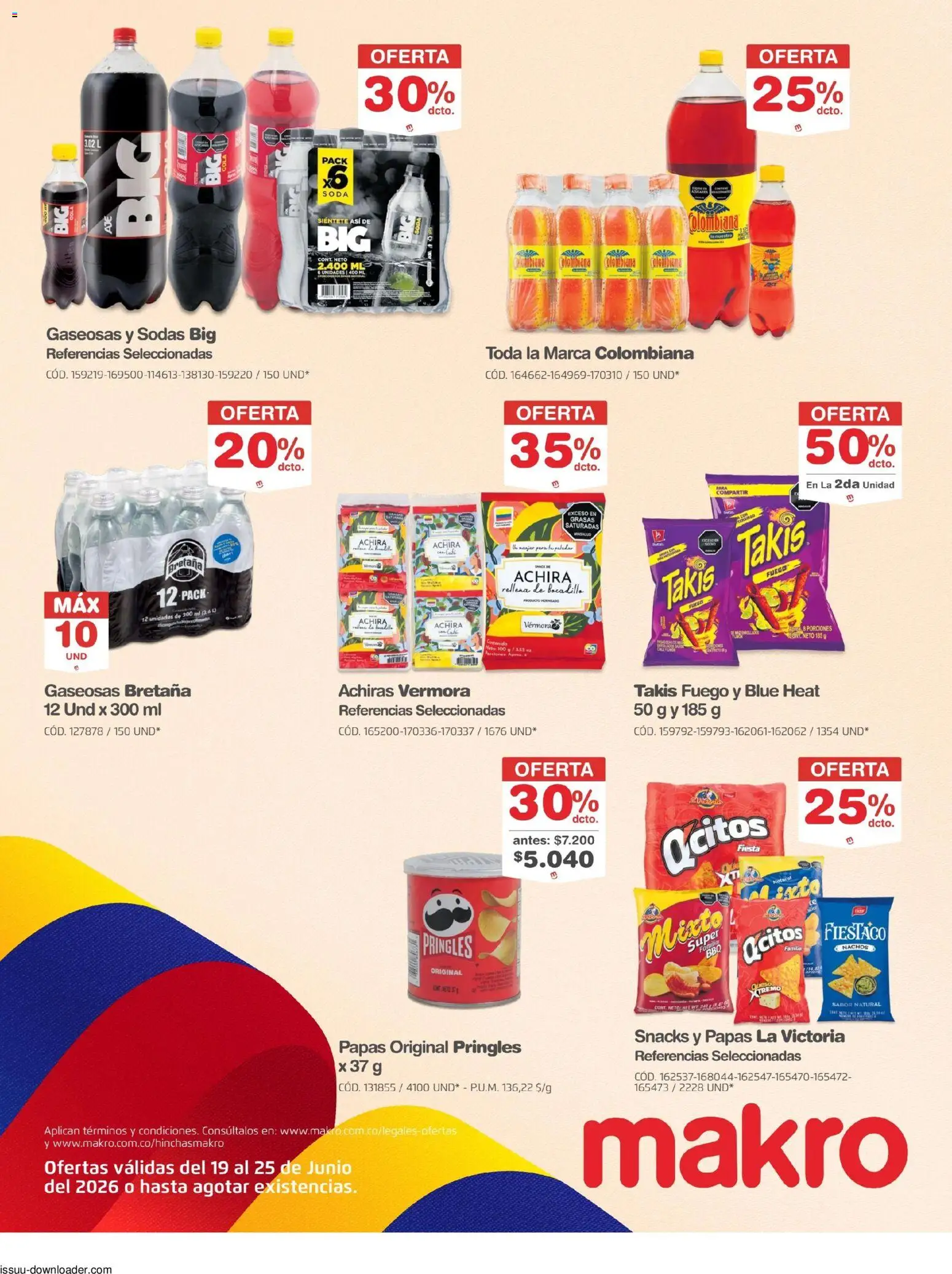 Makro revista - valida desde el 19/06/2026 | Página: 7 | Productos: Soda, Plátano