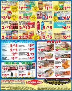 Preview of Foodland weekly ads valid from 06.05.2026 | Page: 2 | Products: Coffee, Sour cream, Pasta, Vegetables