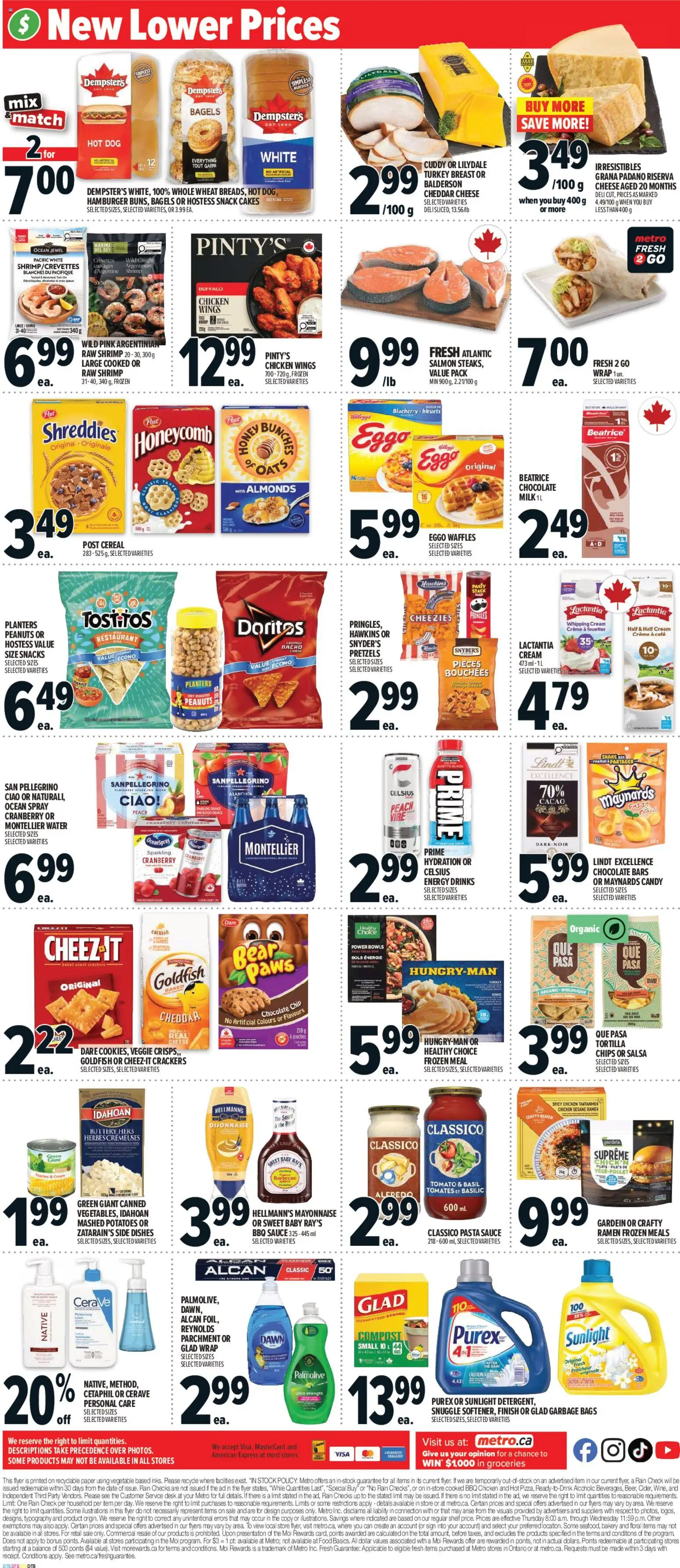 Metro flyer valid from 11.06.2026 | Page: 4 | Products: Pasta, Cream, Milk, Cheese