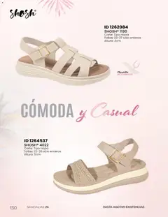 Vista previa de Price Shoes catálogo Sandalias 2026, nuevo folleto de la tienda, válido en México a partir del 23/06/2026 | Página: 130