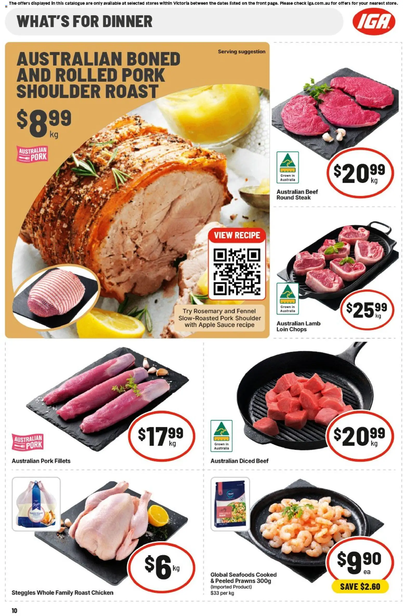 IGA catalogue - valid from 20.05.2026 | Page: 13 | Products: Pork, Lamb, Beef, Steak