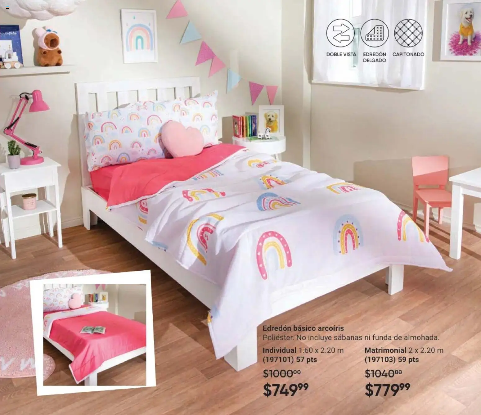 Nuevas ofertas de AVON válidas en toda la República Mexicana desde el 24.04.2026. ¡Encuentra las mejores ofertas en AVON Casa & Estilo 7 2026! | Página: 55 | Productos: Funda, Sabanas