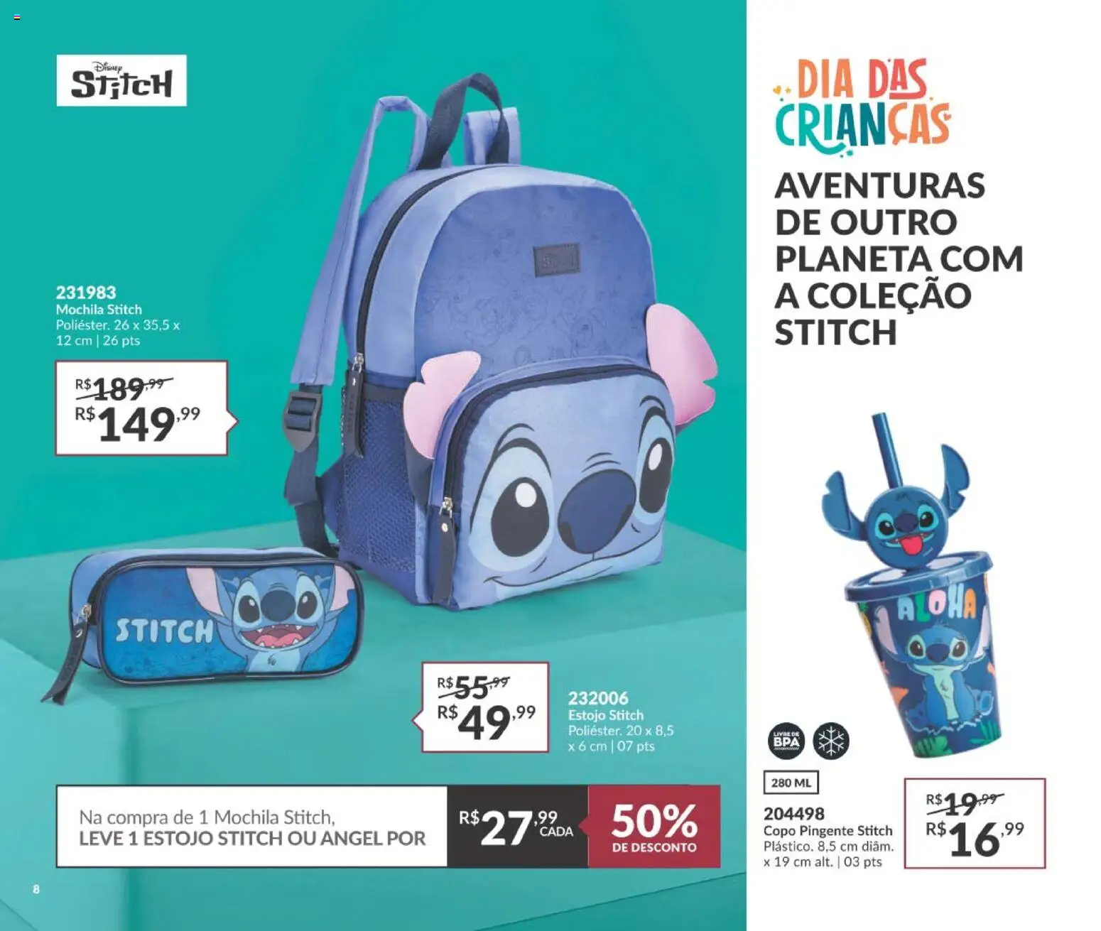 Avon Folheto - válido de 21/09/2026 | Página: 8 | Produtos: Pingente, Mochila