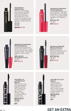 Preview of fmg Glimmer SuperShock Volumizing Mascara, Lash-building formula with plumping fibres. High-gloss finish. Won't clump, smudge or flake. Formulated without phthalates and fragrance. 10 ml from shop Avon valid from 04.06.2026 | Page: 76 | Products: Mascara, Soap, Oil