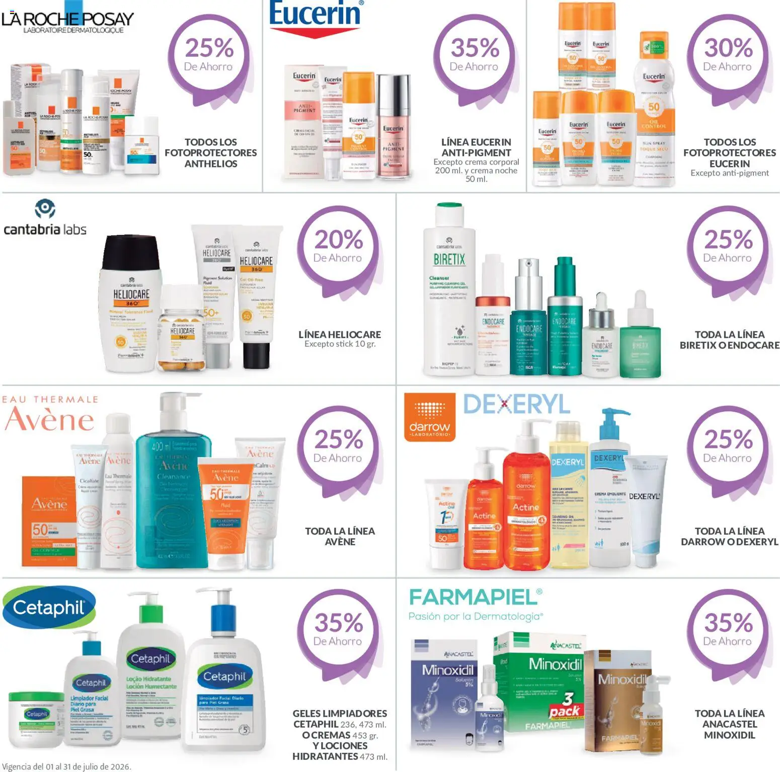 Nuevas ofertas de Farmacia Guadalajara válidas en toda la República Mexicana desde el 01/07/2026. ¡Encuentra las mejores ofertas en Farmacia Guadalajara catálogo Dermo! | Página: 2 | Productos: Crema, Loción, Limpiador, Limpiador facial