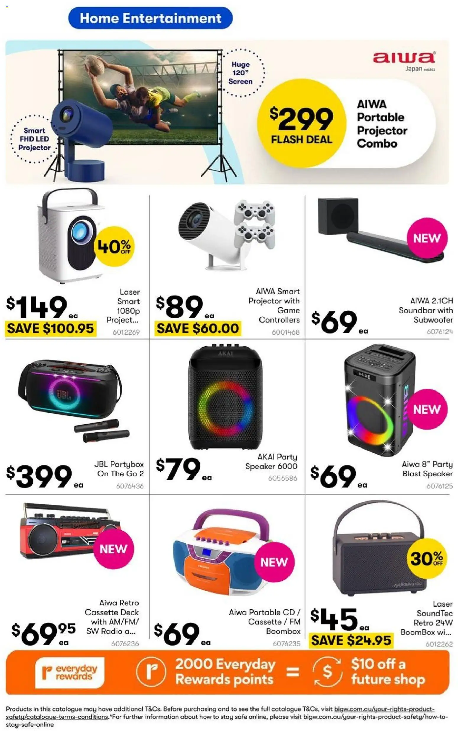Big W catalogue - valid from 20/08/2026 | Page: 35 | Products: Radio, Game, Safe, Screen
