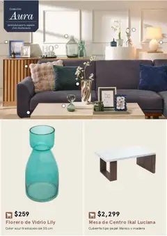 Vista previa de Coppel catálogo Starhaus Otoño Invierno, nuevo folleto de la tienda, válido en México a partir del 17/08/2026 | Página: 7 | Productos: Mesa de centro, Mesa, Florero