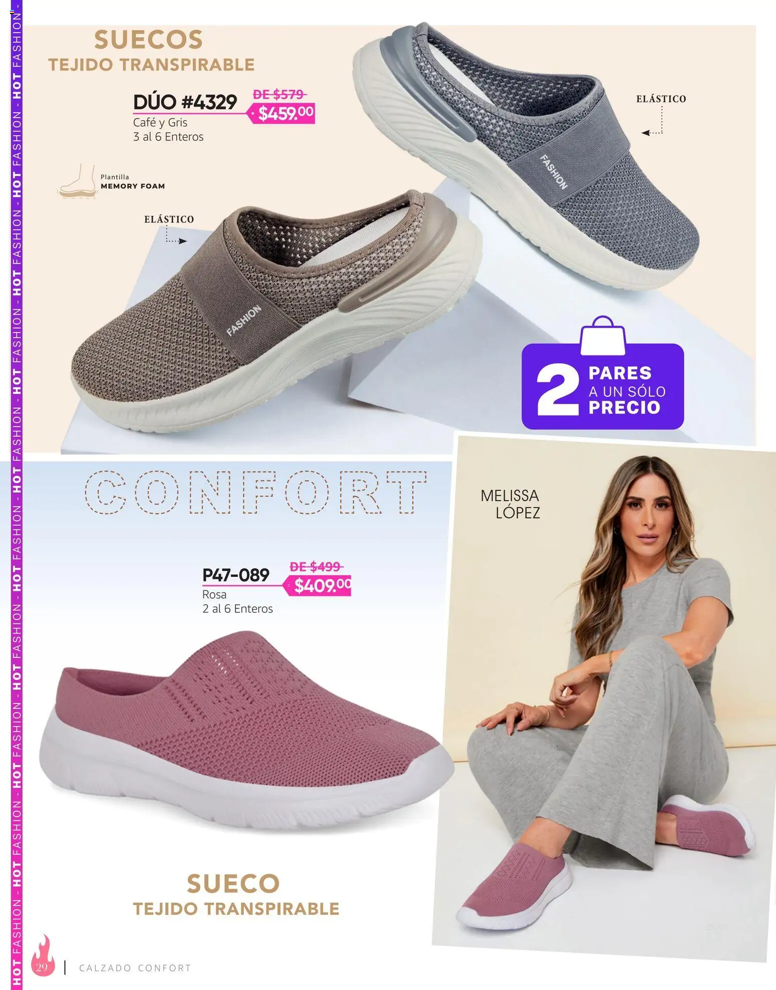 Nuevas ofertas de Cklass válidas en toda la República Mexicana desde el 03/08/2026. ¡Encuentra las mejores ofertas en Cklass catálogo Hot Fashion Calzado! | Página: 30 | Productos: Café