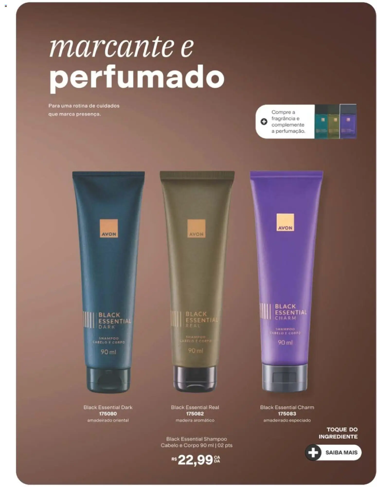 Avon Folheto - válido de 19/07/2026 | Página: 163 | Produtos: Shampoo, Fragrância