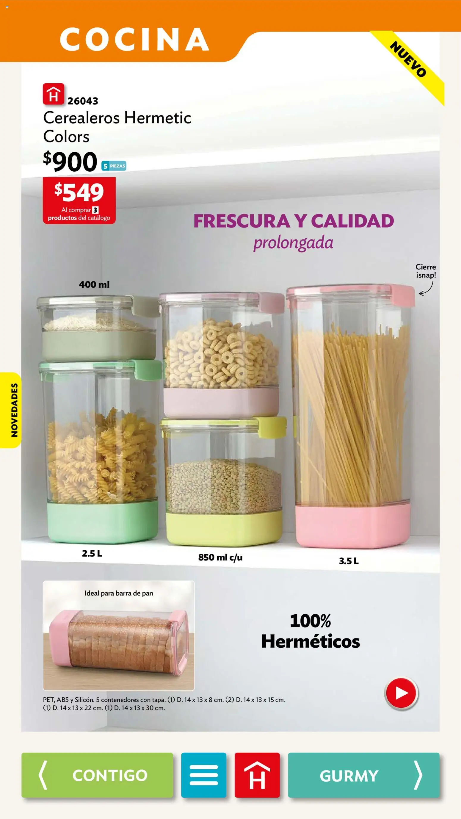 Nuevas ofertas de Betterware válidas en toda la República Mexicana desde el 01.06.2026. ¡Encuentra las mejores ofertas en Betterware campaña 6 2026! | Página: 34