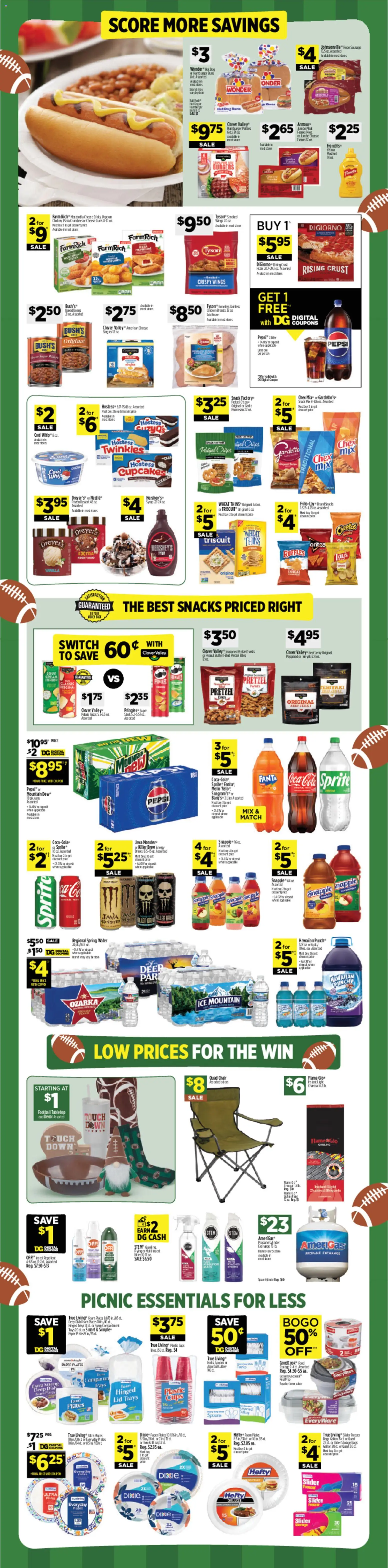 Dollar General Weekly Ad - valid from 08/23/2026 | Page: 5 | Products: Chair, Switch, Parmesan, Pepsi