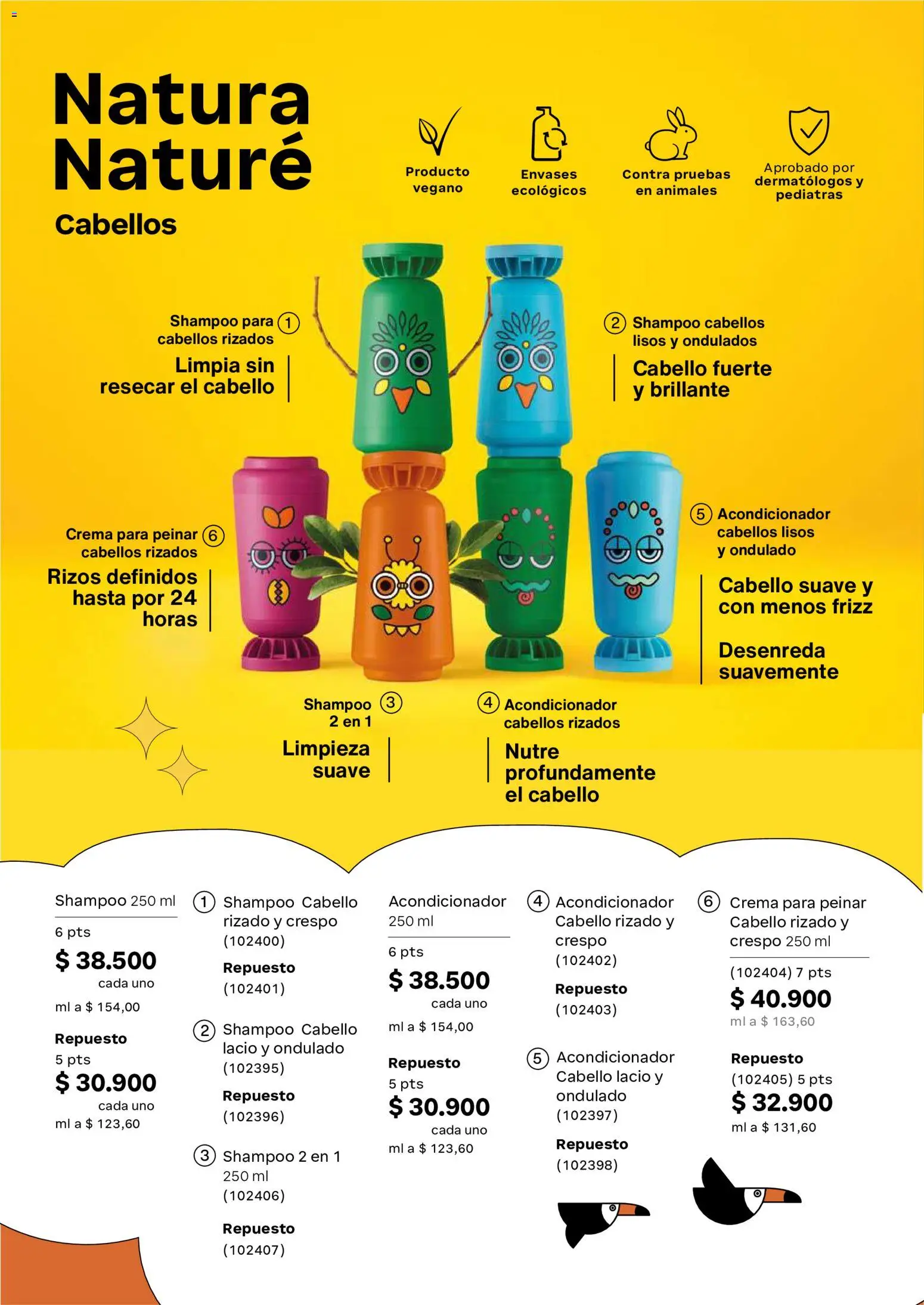 Natura revista - valida desde el 22/07/2026 | Página: 158 | Productos: Crema, Shampoo, Acondicionador